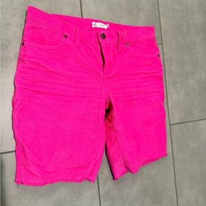 Carve Designs Oahu 10 inch Fuchsia Corduroy Shorts